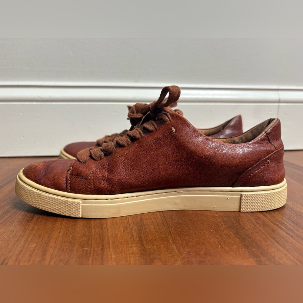 Frye Ivy Low Lace Leather Sneakers - Picture 6 of 11